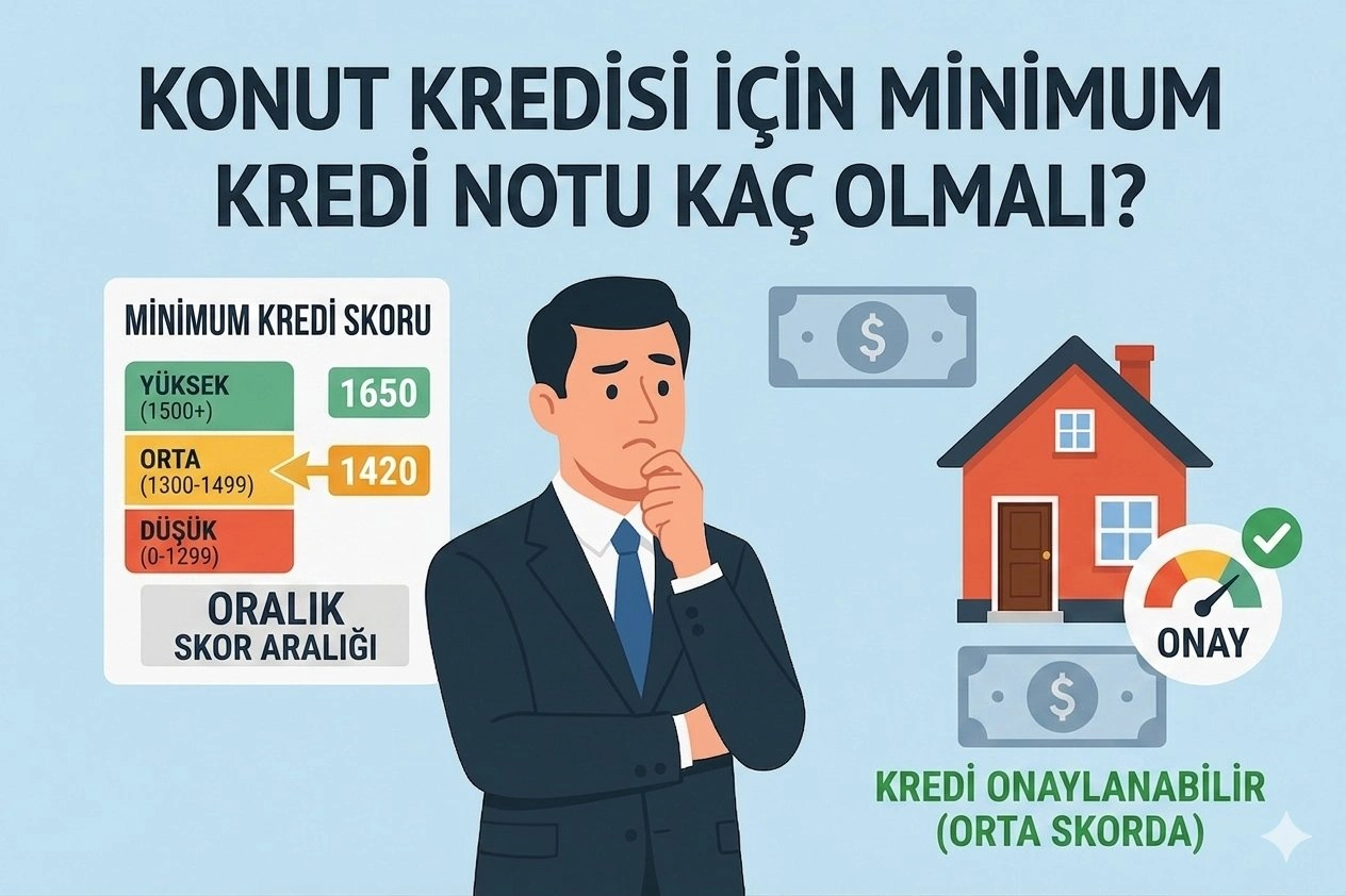 Konut kredisi için minimum kredi notu kaç olmalı